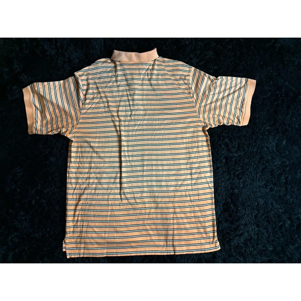 Bobby Jones Golf Polo Shirt Striped Men's XL KIAWAH ISLAND OCEAN COURSE